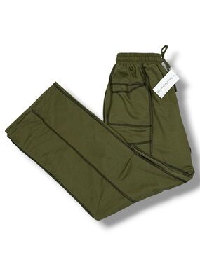 Xieerduo Women’s Barrel Sweatpants Olive Green Size Medium
